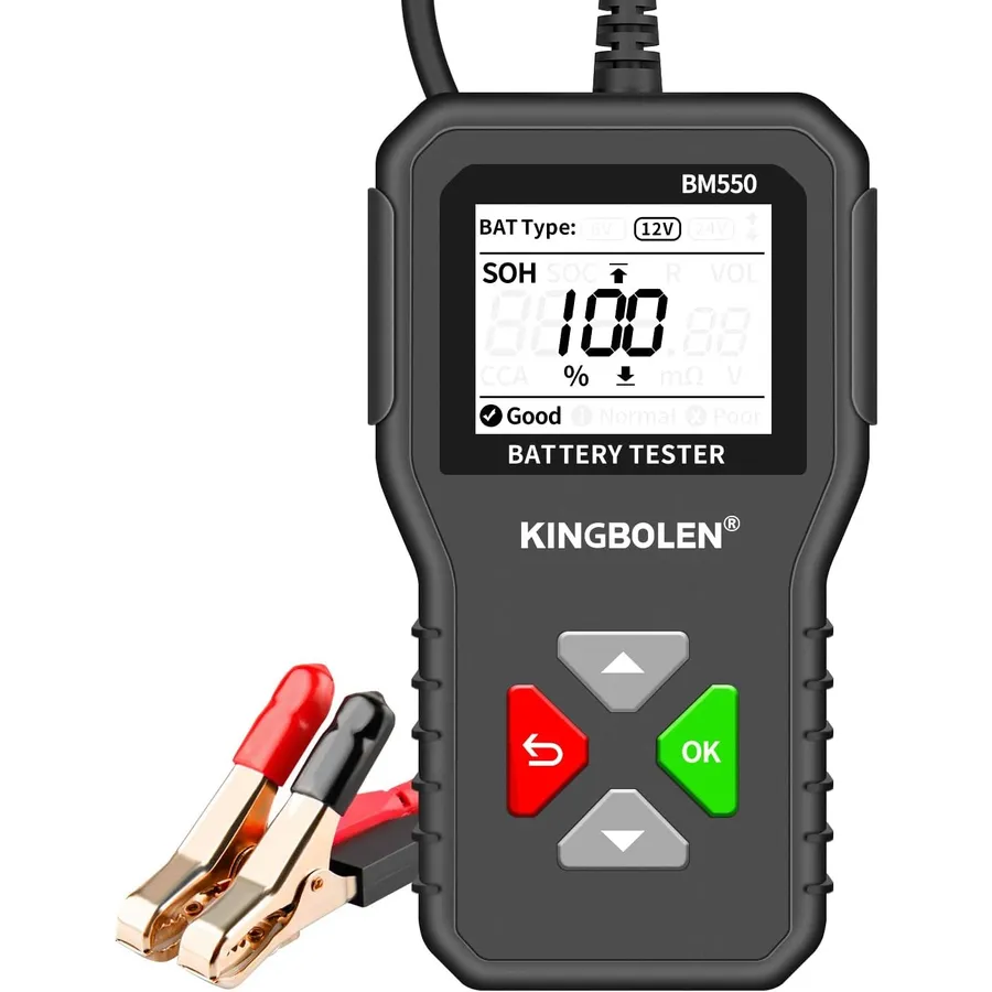 Kingbolen BM550 - tester batteria 6, 12 e 24 V