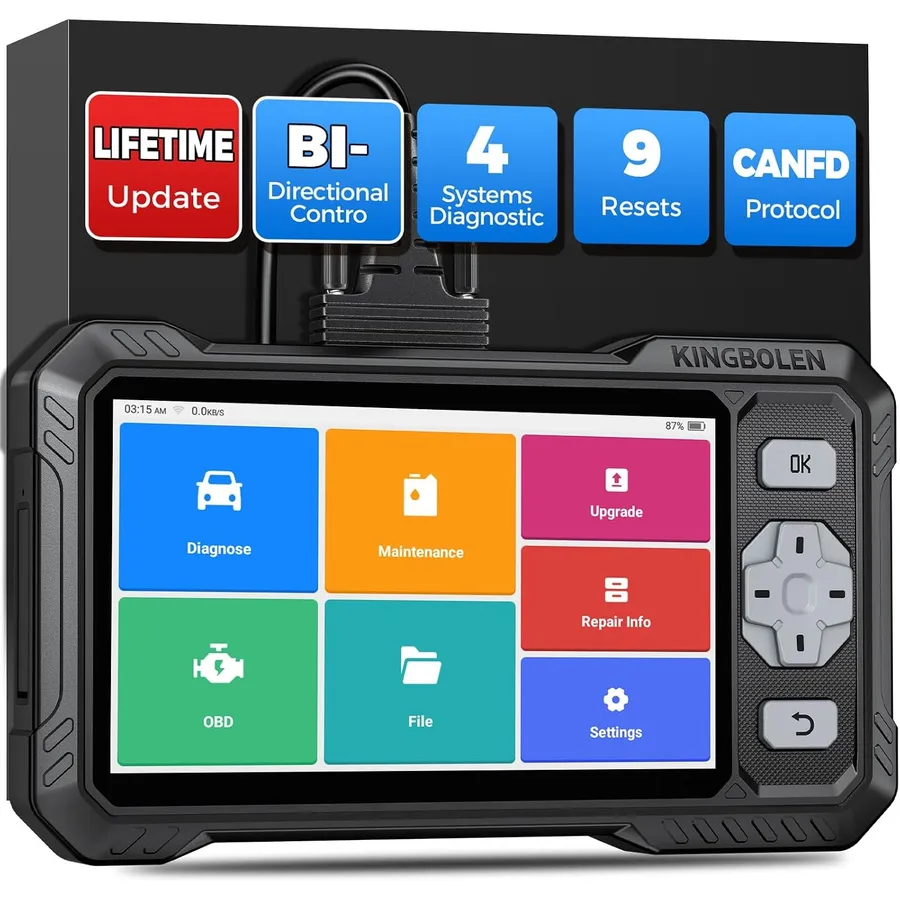 Kingbolen S608 - strumento di diagnosi 4 sistemi con test attivi
